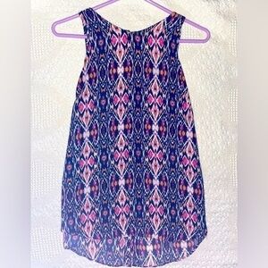 Willi Smith Tribal Print Tank Top